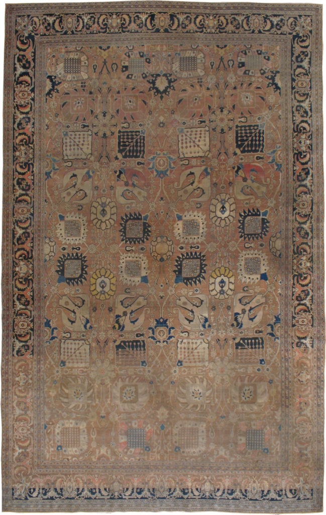 Antique Persian Tabriz Carpet, 17551